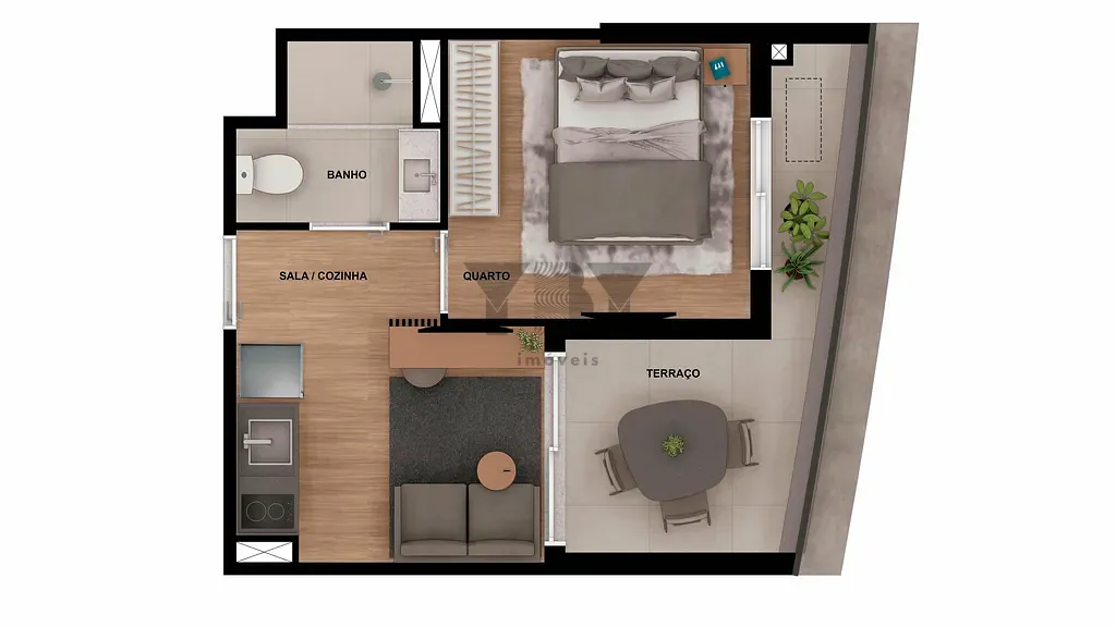 Apartamento, 2 quartos, 37 m² - Foto 35