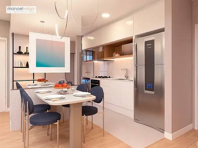 Apartamento 3 quartos e 2 banheiros, à venda, no bairro Hauer em Curitiba