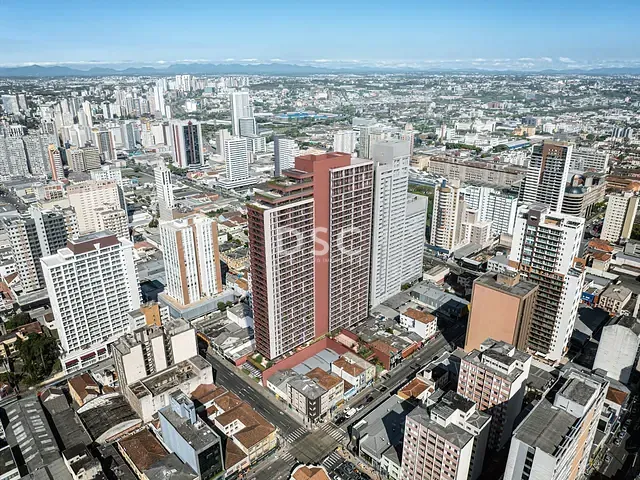 Studio 1 quarto e 1 banheiro, à venda, no bairro Centro em Curitiba