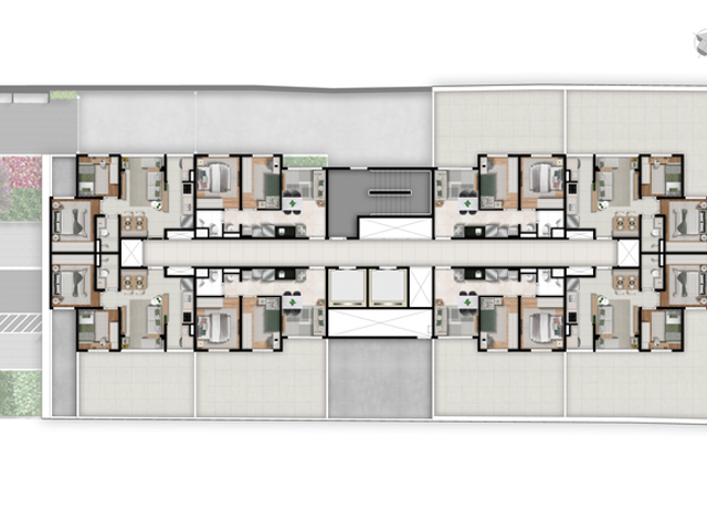 Planta do Apartamento - Apartamento à venda 2 Quartos 35.63M² Vila Prudente São Paulo - SP | Mbigucci Joy - NR | Lares e Andares Imóveis