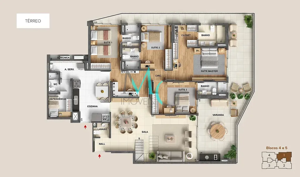 Apartamento, 4 quartos, 227 m² - Foto 26