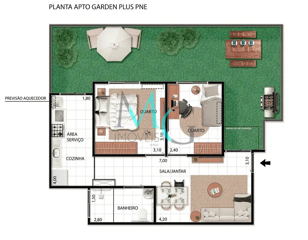 Apartamento, 2 quartos, 44 m² - Foto 19