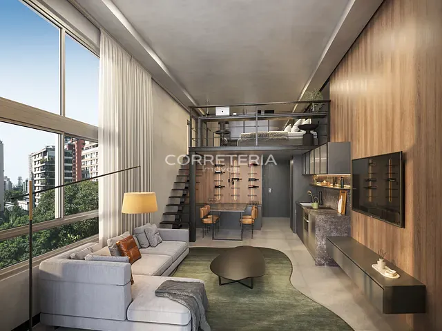 Studio 1 quarto e 1 banheiro, à venda, no bairro Itaim Bibi em São Paulo