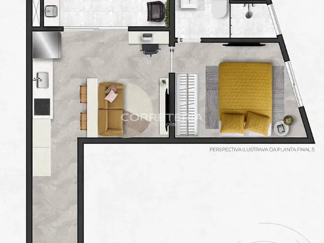 Studio 1 quarto e 1 banheiro, à venda, no bairro Bela Vista em São Paulo