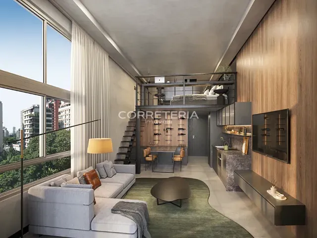 Studio 1 quarto e 1 banheiro, à venda, no bairro Itaim Bibi em São Paulo