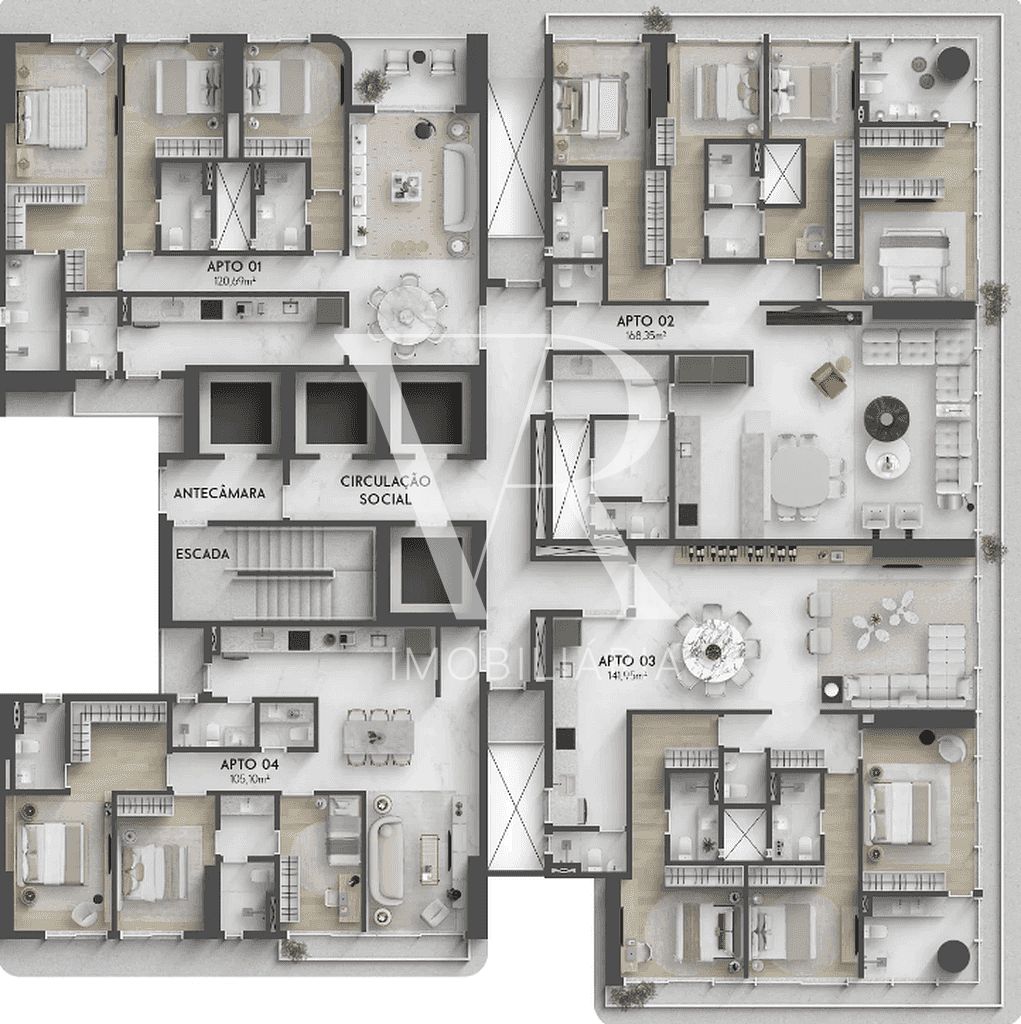Apartamento à venda com 3 quartos, 120m² - Foto 16