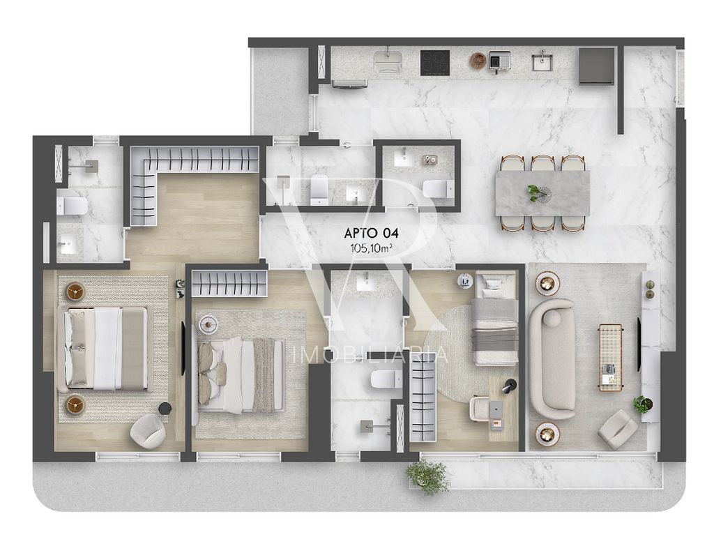 Apartamento à venda com 3 quartos, 120m² - Foto 17