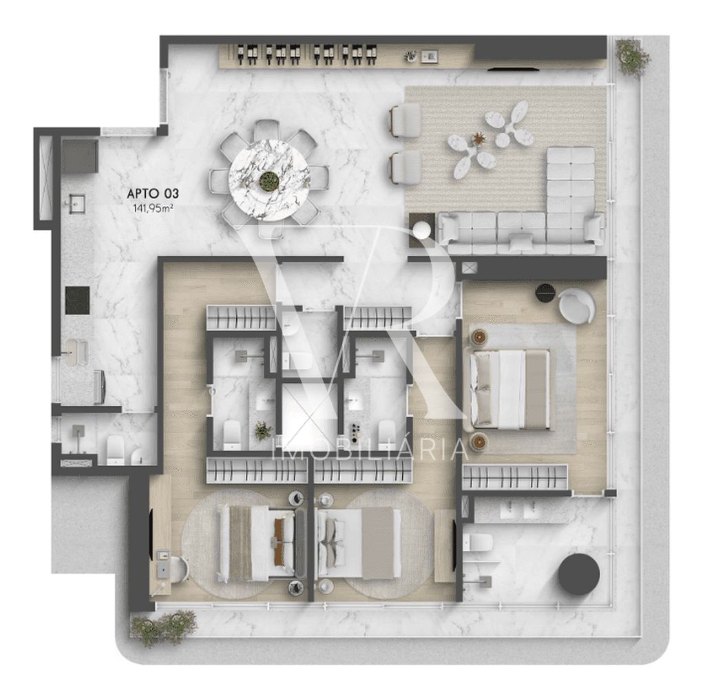 Apartamento à venda com 3 quartos, 120m² - Foto 19