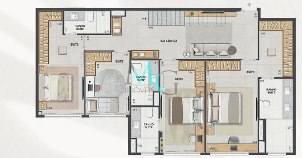 Apartamento, 3 quartos, 127 m² - Foto 63