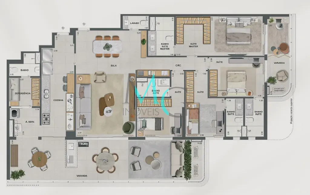 Apartamento, 4 quartos, 221 m² - Foto 34