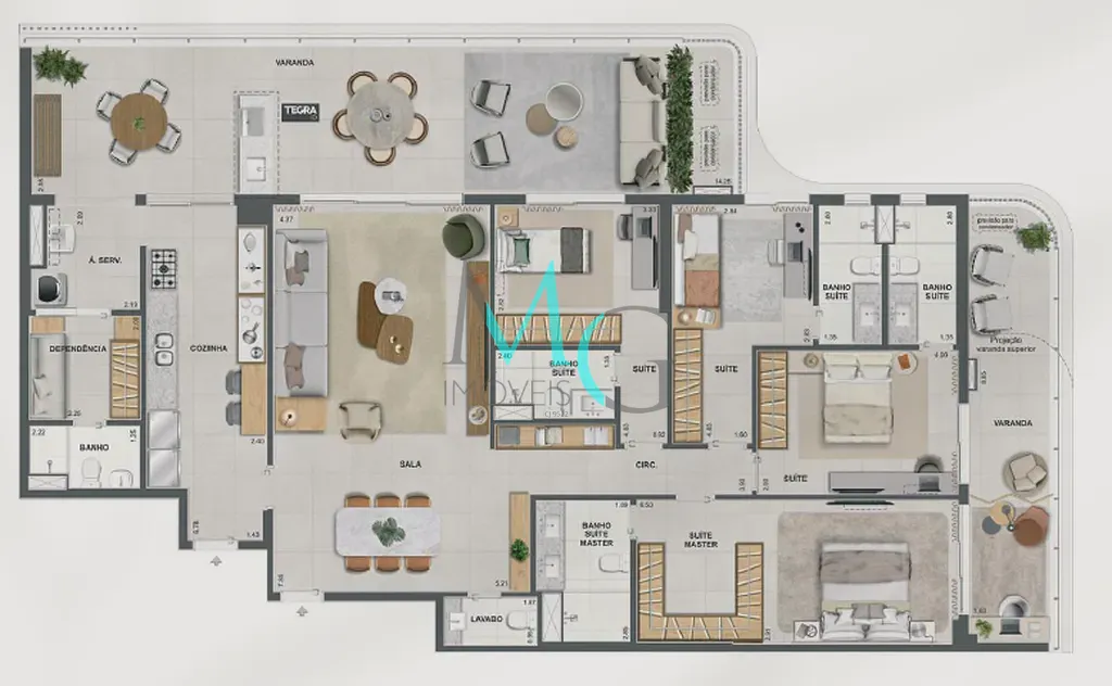 Apartamento, 4 quartos, 221 m² - Foto 35