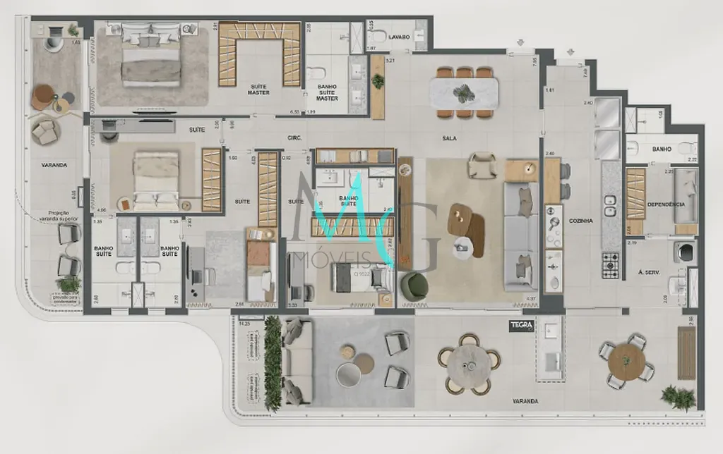 Apartamento, 4 quartos, 221 m² - Foto 36