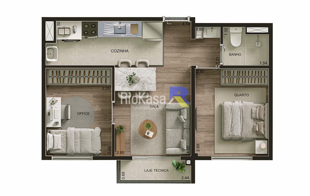 Apartamento, 2 quartos, 39 m² - Foto 19