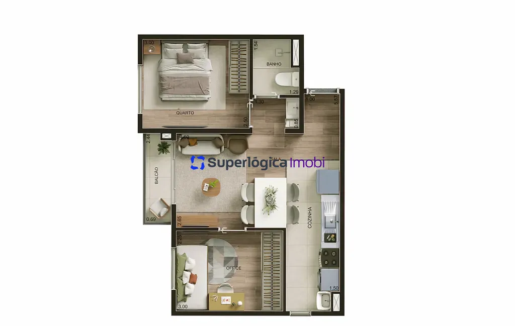 Apartamento, 2 quartos, 39 m² - Foto 18
