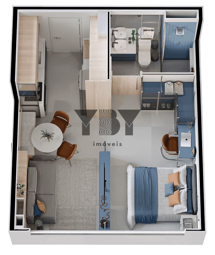 Apartamento, 2 quartos, 40 m² - Foto 39