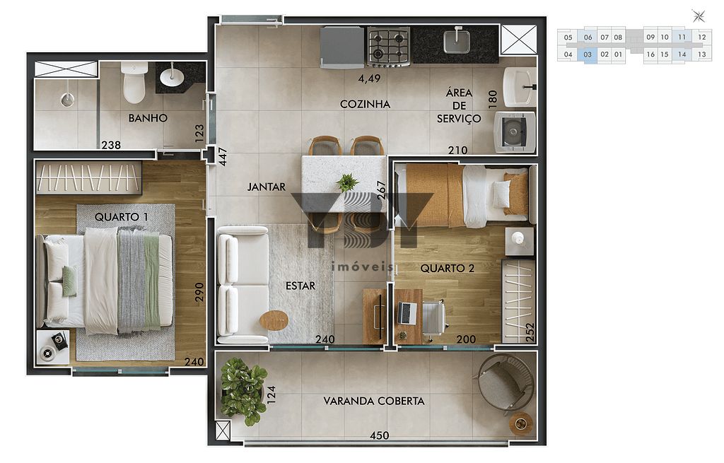 Apartamento, 1 quarto, 31 m² - Foto 36