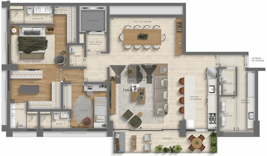 Apartamento à venda com 3 quartos, 166m² - Foto 42