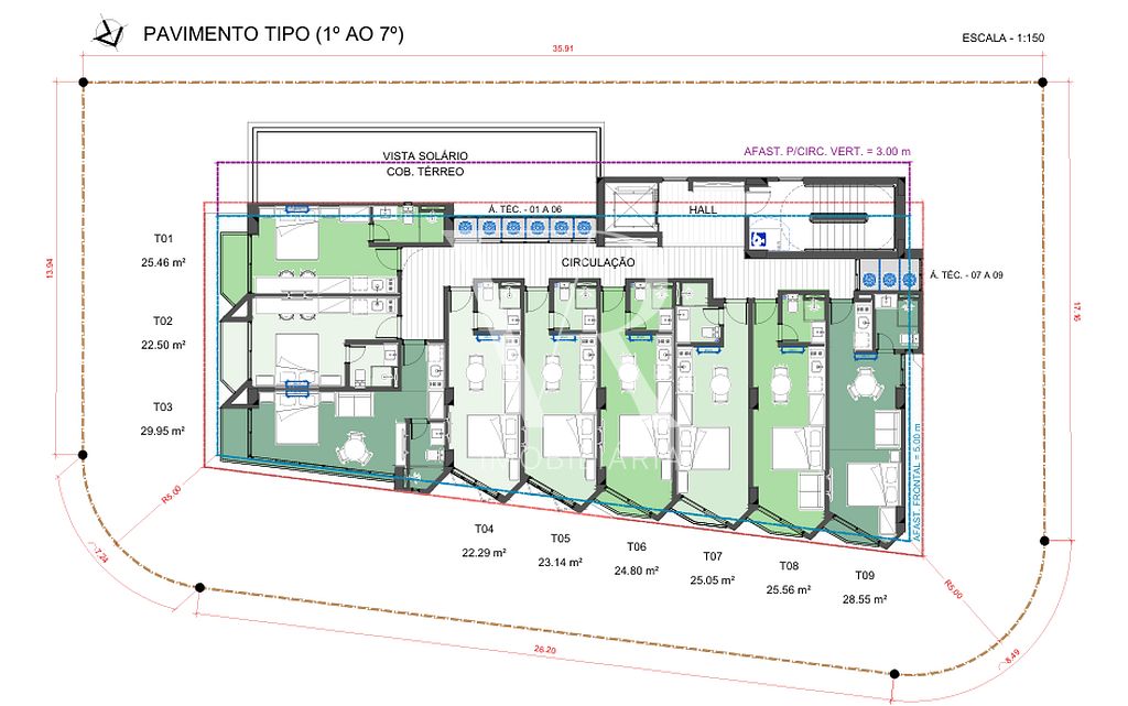 Apartamento à venda com 1 quarto, 22m² - Foto 2
