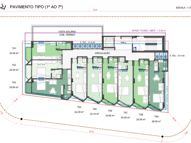 Studio 1 quarto e 1 banheiro, à venda, no bairro Intermares em Cabedelo