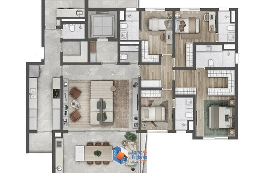 Apartamento, 4 quartos, 189 m² - Foto 11