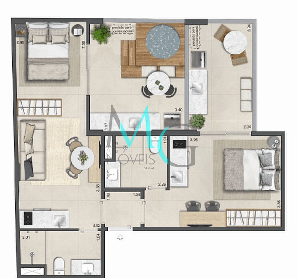 Cobertura, 3 quartos, 240 m² - Foto 25