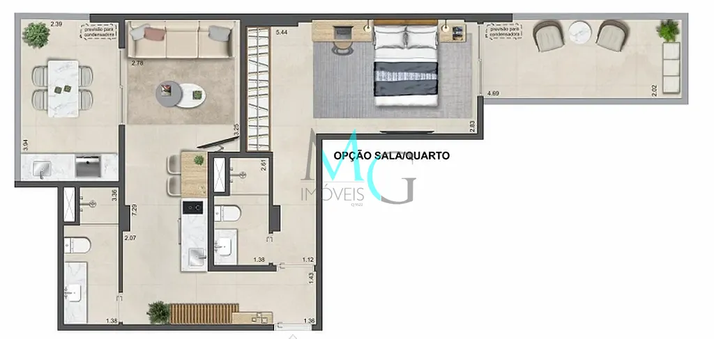 Apartamento, 2 quartos, 61 m² - Foto 22