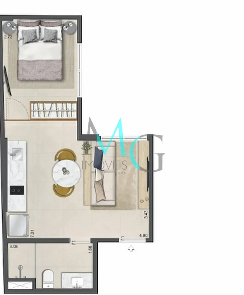 Apartamento, 2 quartos, 77 m² - Foto 13