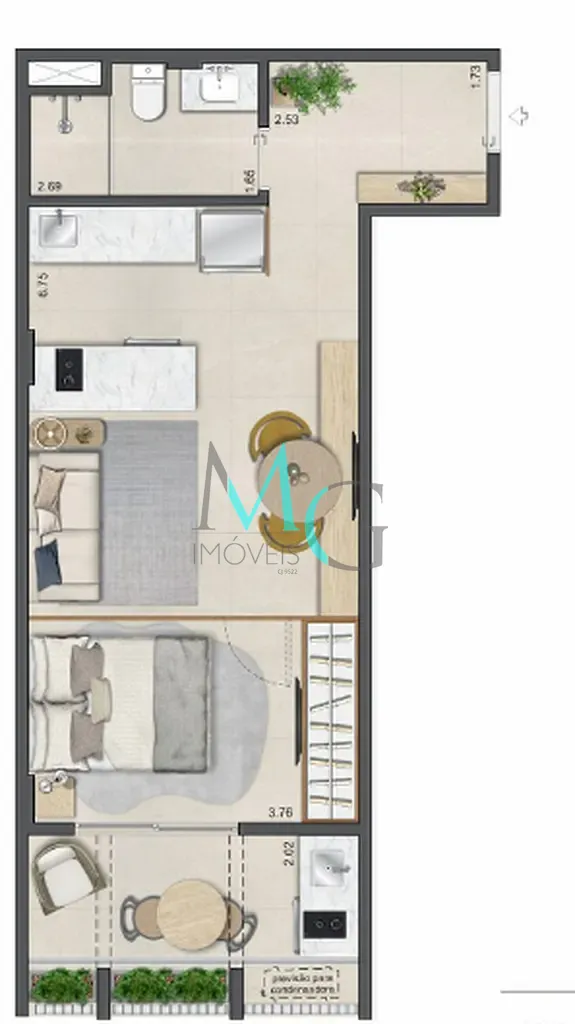 Apartamento, 2 quartos, 77 m² - Foto 17