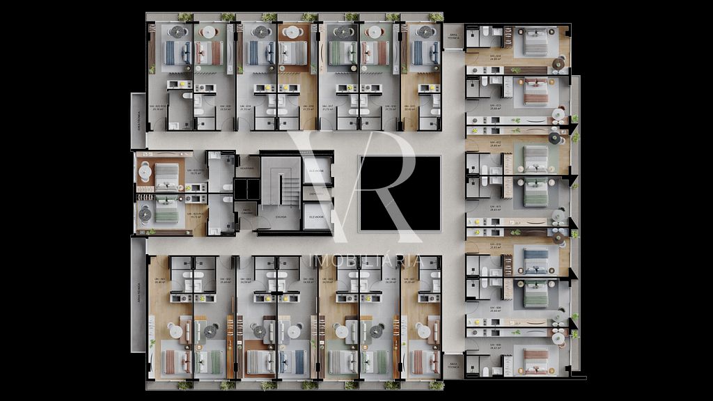 Apartamento à venda com 1 quarto, 19m² - Foto 24