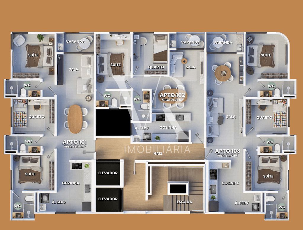 Apartamento à venda com 3 quartos, 84m² - Foto 17