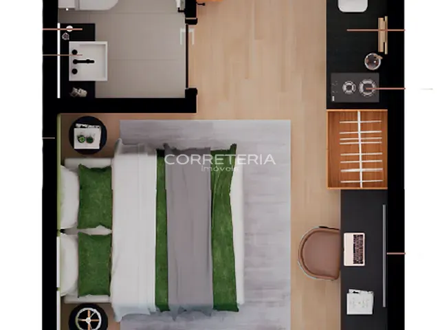 Studio 1 quarto e 1 banheiro, à venda, no bairro Moema em São Paulo