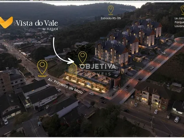 Apartamento 1 quarto e 1 banheiro, à venda, no bairro Várzea Grande 1º de Maio em Gramado