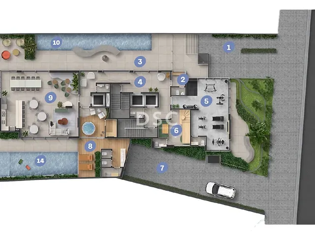 Apartamento 3 quartos e 5 banheiros, à venda, no bairro Batel em Curitiba