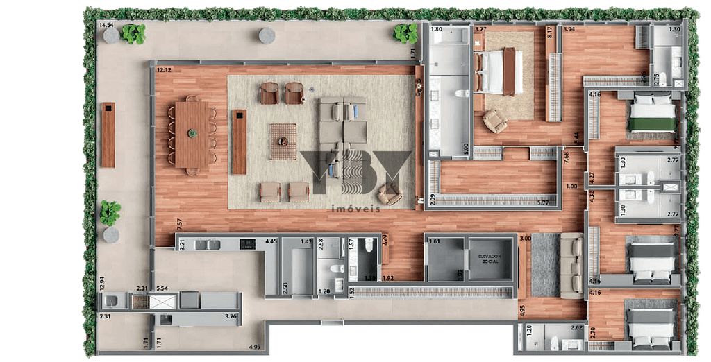 Cobertura à venda com 5 quartos, 791m² - Foto 24