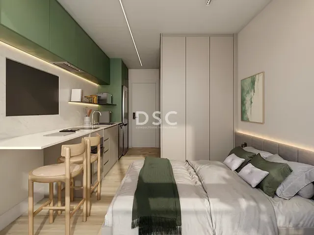 Apartamento 1 quarto e 1 banheiro, à venda, no bairro Rebouças em Curitiba