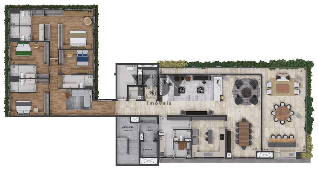 Apartamento à venda com 4 quartos, 427m² - Foto 14