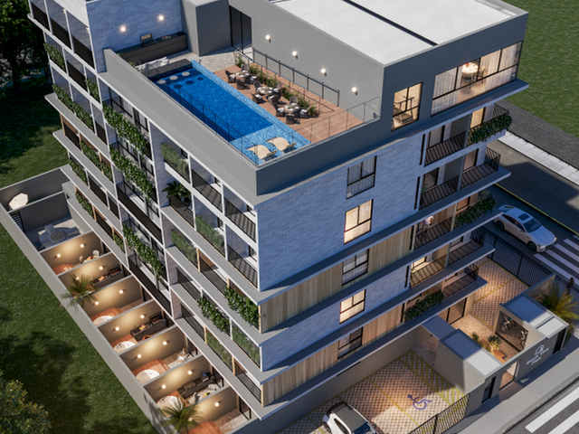 Cobertura / Penthouse 1 quarto e 1 banheiro, à venda, no bairro Ponta de Campina em Cabedelo