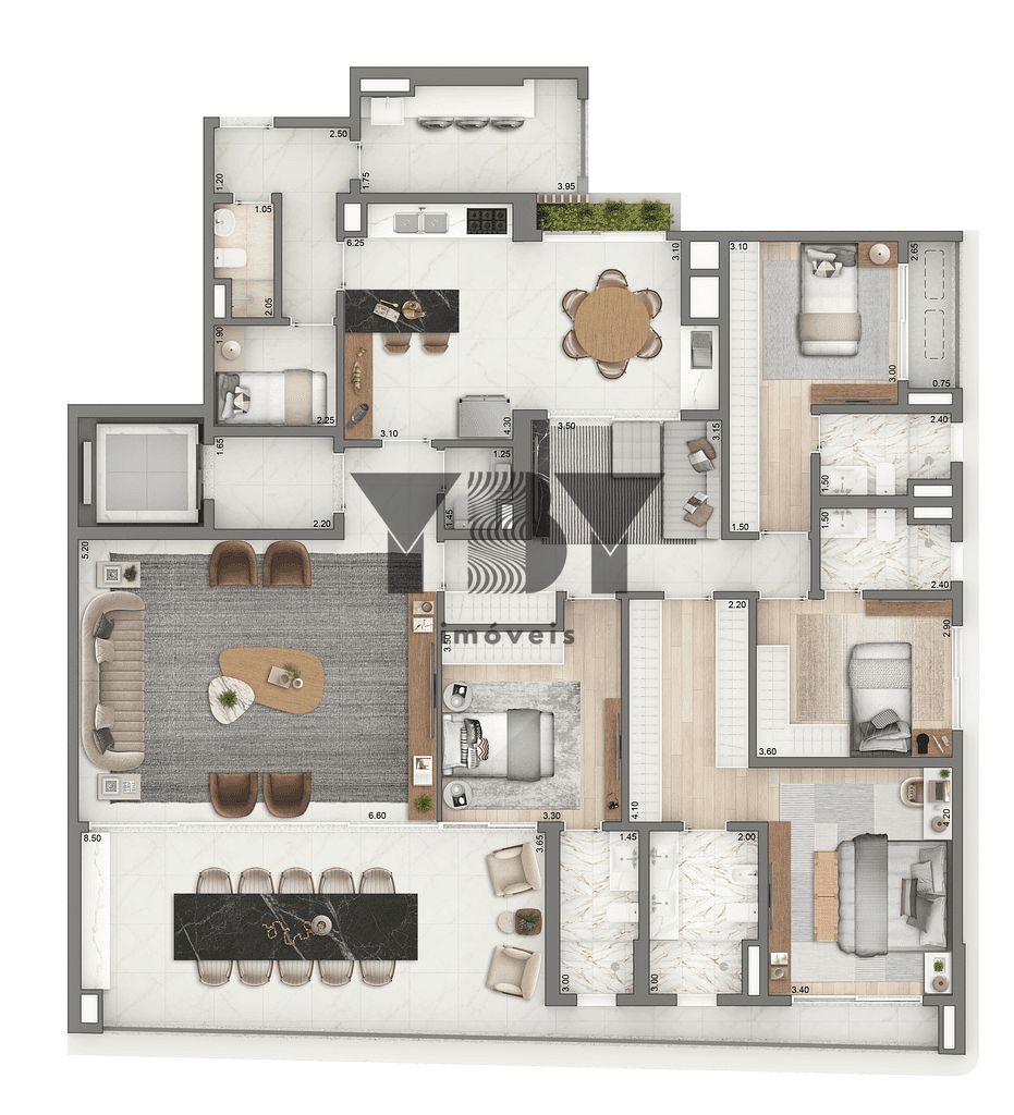 Cobertura à venda com 4 quartos, 436m² - Foto 17