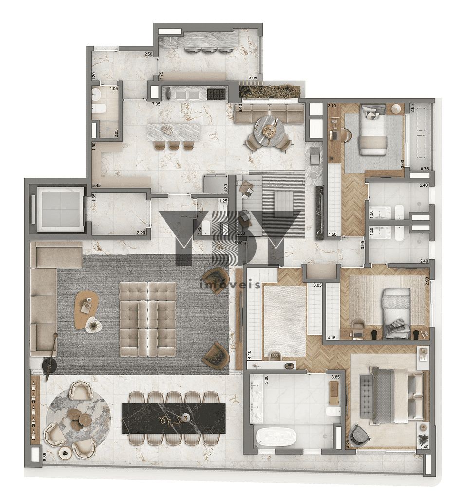 Cobertura à venda com 4 quartos, 436m² - Foto 18