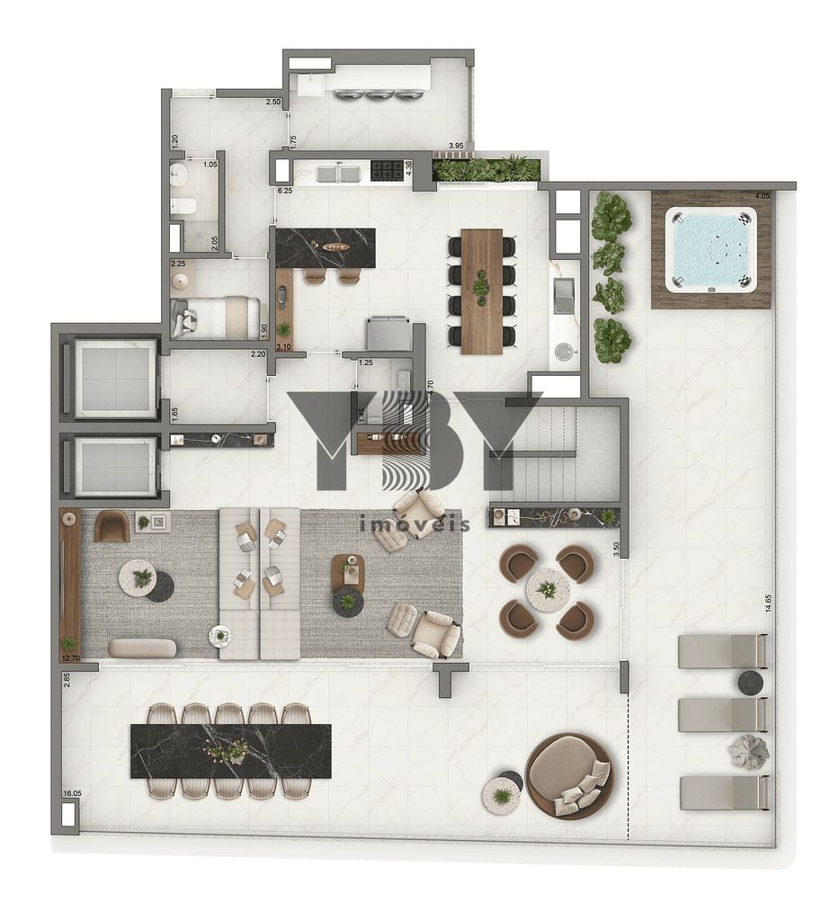 Cobertura à venda com 4 quartos, 436m² - Foto 19