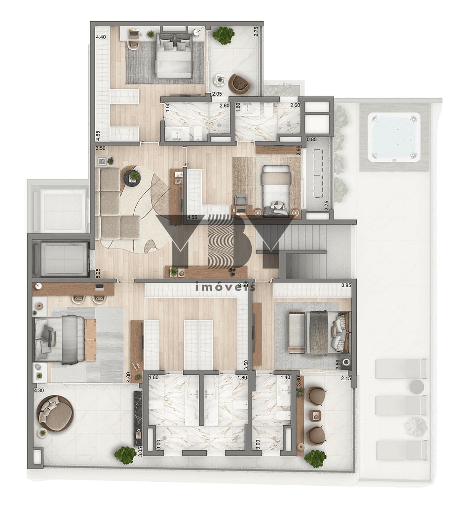 Cobertura à venda com 4 quartos, 436m² - Foto 20