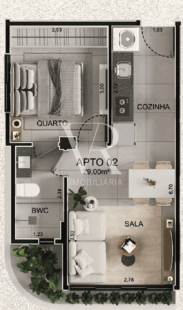 Apartamento à venda com 1 quarto, 22m² - Foto 14
