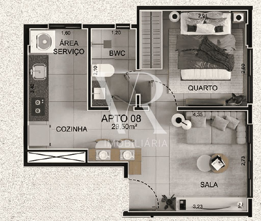 Apartamento à venda com 1 quarto, 29m² - Foto 15