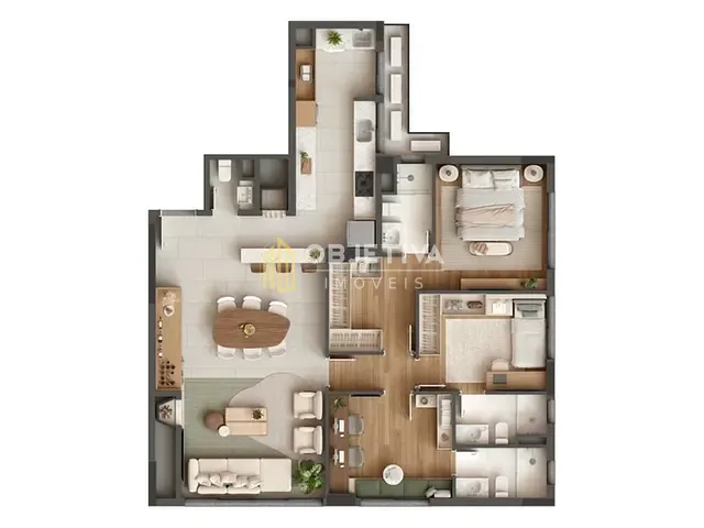 Apartamento 3 quartos e 4 banheiros, à venda, no bairro Rio Branco em Porto Alegre