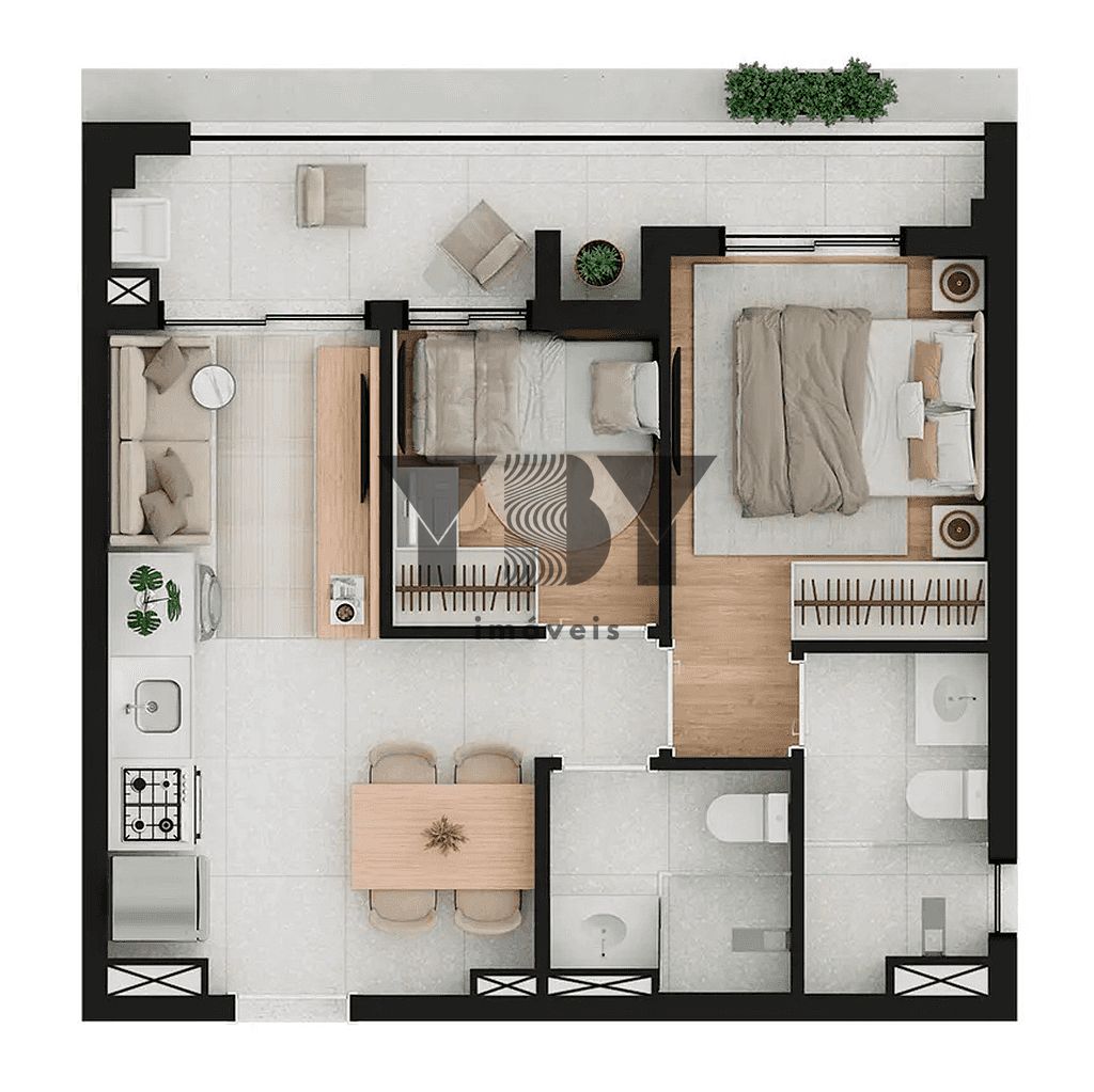 Apartamento, 2 quartos, 46 m² - Foto 18