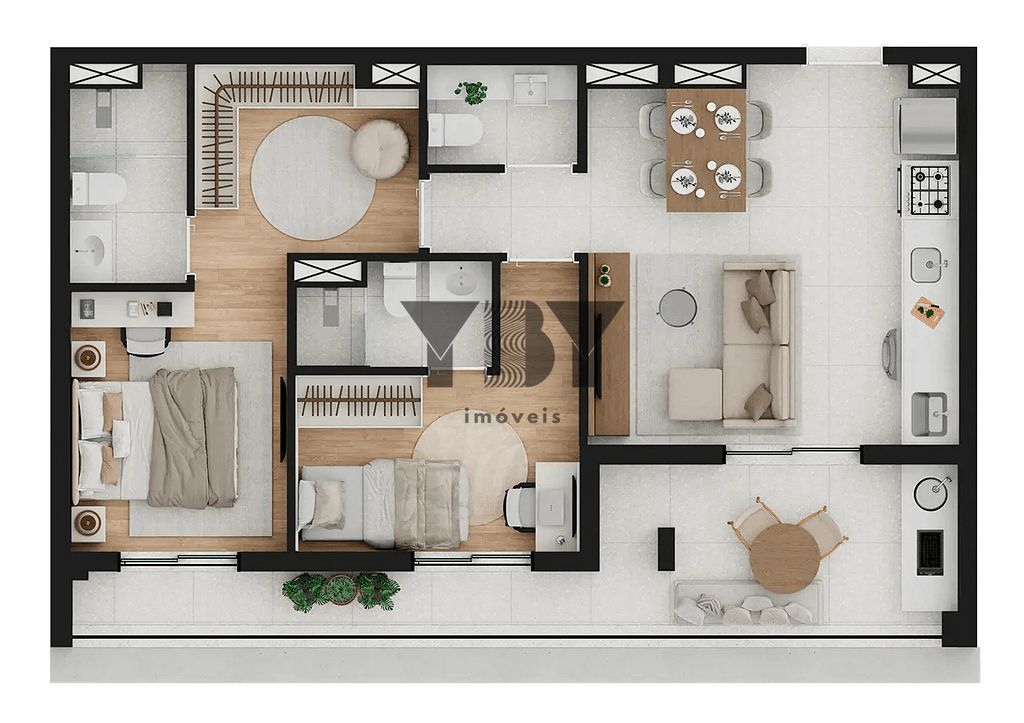 Apartamento, 2 quartos, 46 m² - Foto 19