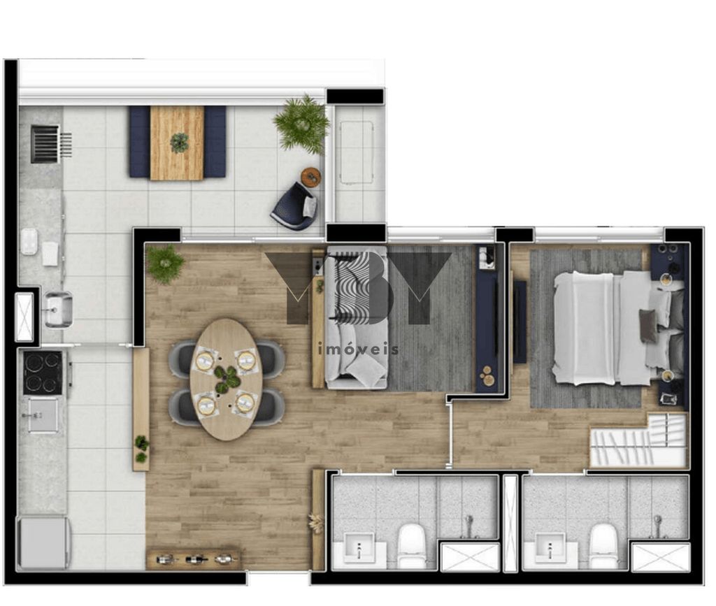 Apartamento à venda com 2 quartos, 55m² - Foto 16