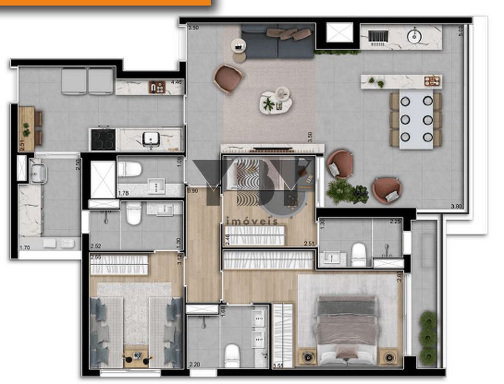 Apartamento à venda com 3 quartos, 107m² - Foto 32