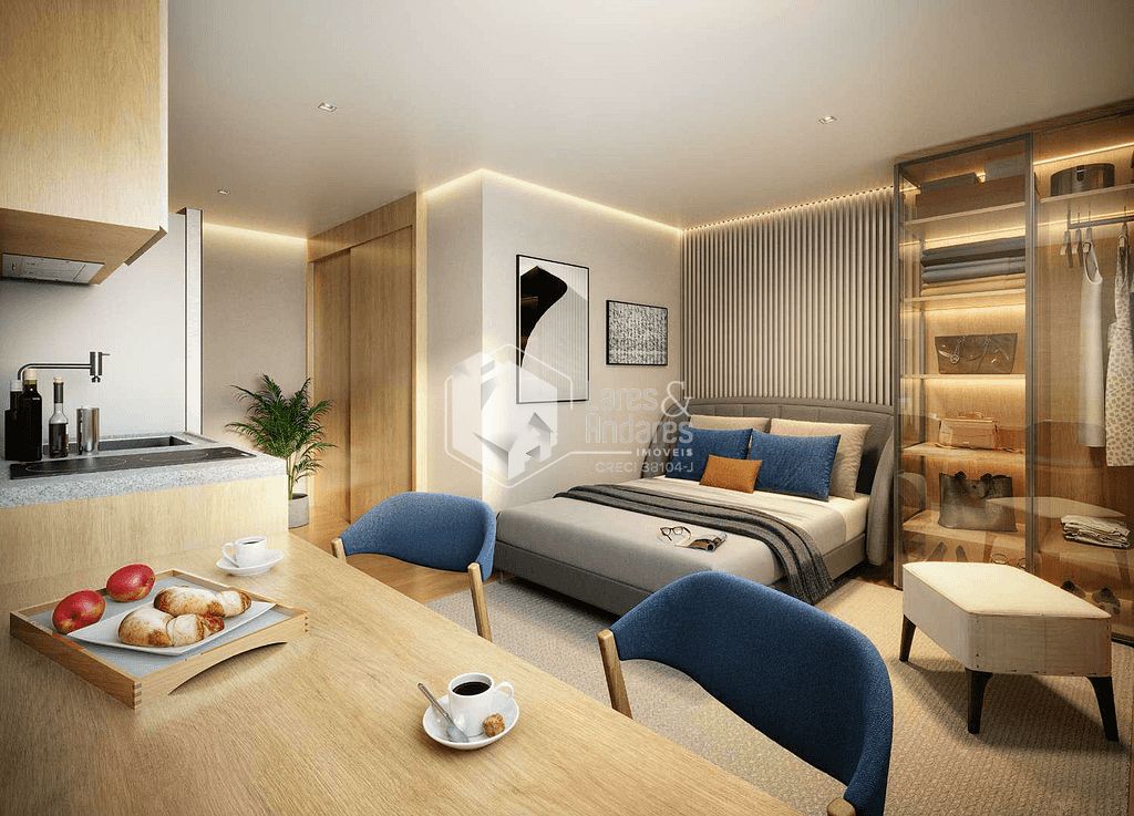 Apartamento à venda com 1 quarto, 29m² - Foto 3