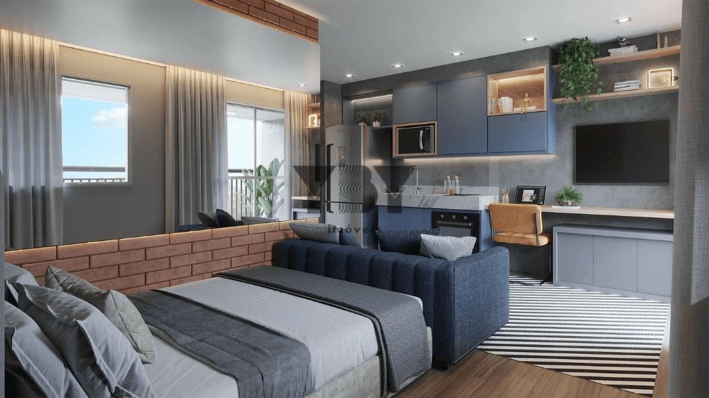 Apartamento à venda com 1 quarto, 30m² - Foto 9